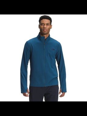 The North Face Men’s Teal Lightweight Full-Zip Shirt Jacket Size M